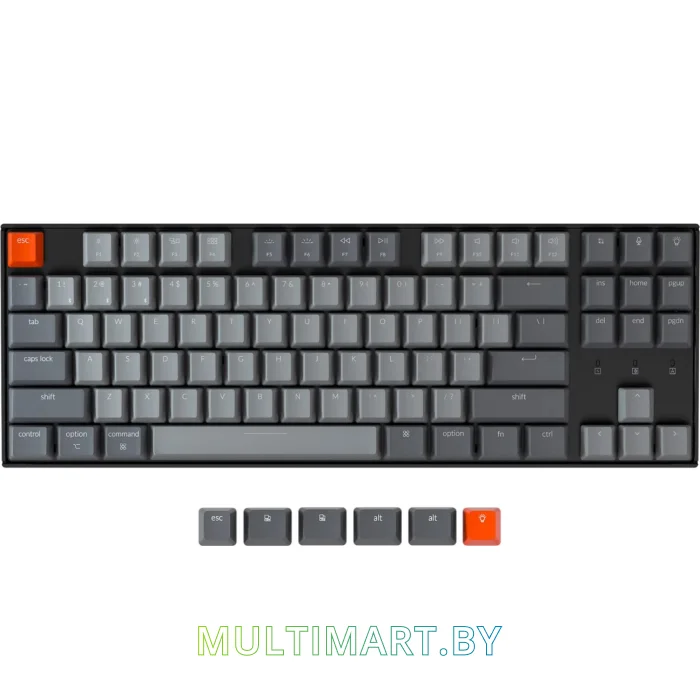 Клавиатура Keychron K8 White LED K8-G2-RU (Gateron G Pro Blue)